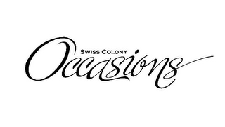 SWISS COLONY OCCASIONS logo