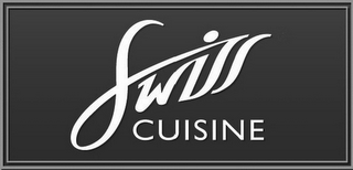 SWISS CUISINE logo