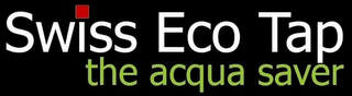 SWISS ECO TAP THE ACQUA SAVER logo