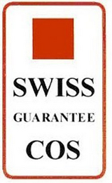 SWISS GUARANTEE COS logo