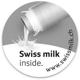 SWISS MILK INSIDE. WWW.SWISSMILK.CH logo