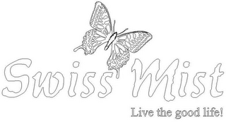 SWISS MIST LIVE THE GOOD LIFE! logo