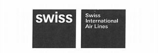 SWISS SWISS INTERNATIONAL AIR LINES logo