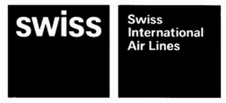 SWISS SWISS INTERNATIONAL AIR LINES logo