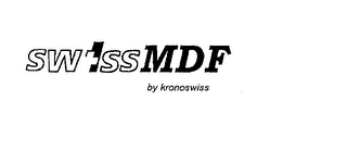 SWISSMDF BY KRONOSWISS logo