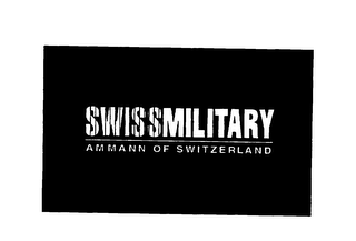 SWISSMILITARY AMMANN OF SWITZERLAND logo