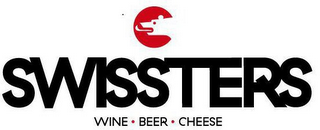 SWISSTERS WINE BEER CHEESE logo