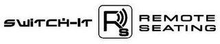 SWITCH-IT RS REMOTE SEATING logo