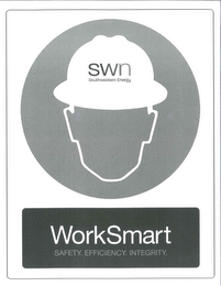 SWN SOUTHWESTERN ENERGY WORKSMART SAFETYEFFICIENCY. INTEGRITY. logo