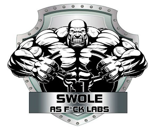 SWOLE AS F*CK LABS logo