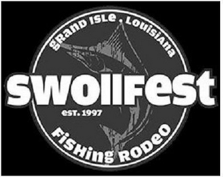 SWOLLFEST FISHING RODEO GRANDE ISLE · LOUISIANA EST. 1997 logo