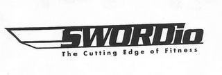 SWORDIO THE CUTTING EDGE OF FITNESS logo
