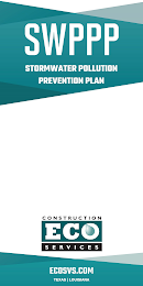 SWPPP STORMWATER POLLUTION PREVENTION PLAN CONSTRUCTION ECO SERVICES ECOSVS.COM TEXAS LOUISIANA logo