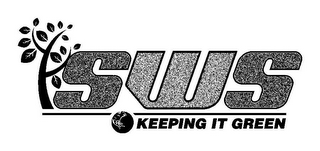 SWS KEEPING IT GREEN logo