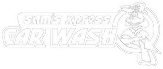 SX SAM'S XPRESS CAR WASH logo