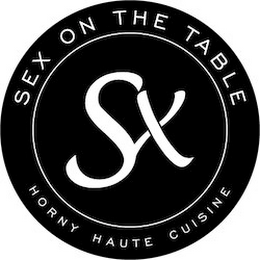SX SEX ON THE TABLE - HORNY HAUTE CUISINE logo