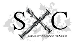 SXC SOUL'D-OUT XCLUSIVELY FOR CHRIST logo