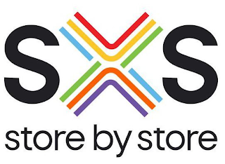 SXS STORE BY STORE logo