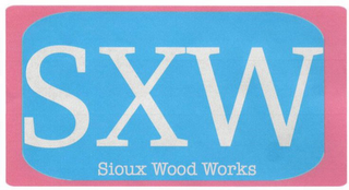 SXW SIOUX WOOD WORKS logo