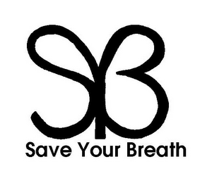 SYB SAVE YOUR BREATH logo