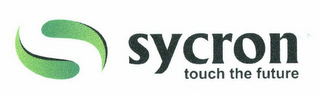SYCRON TOUCH THE FUTURE logo