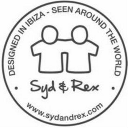 ·SYD & REX· DESIGNED IN IBIZA - SEEN AROUND THE WORLD WWW.SYDANDREX.COM logo
