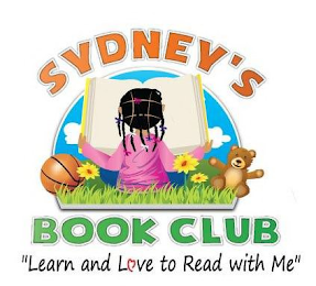 SYDNEY'S BOOK CLUB "LEARN AND LOVE TO READ WITH ME" logo