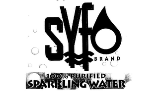 SYFO BRAND 100% PURIFIED SPARKLING WATER logo
