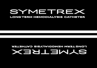 SYMETREX LONG TERM HEMODIALYSIS CATHETER LONG TERM HEMODIALYSIS CATHETER SYMETREX logo