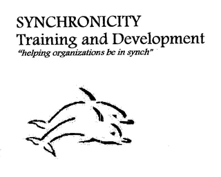 SYNCHRONICITY TRAINING AND DEVELOPMENT "HELPING ORGANIZATIONS BE IN SYNCH" logo