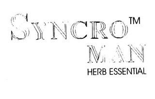 SYNCRO MAN HERB ESSENTIAL logo