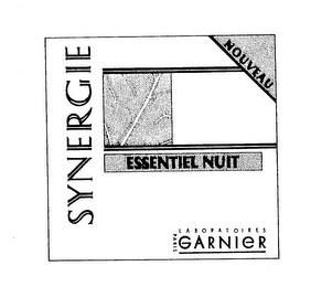 SYNERGIE ESSENTIEL NUIT NOUVEAU LABORATOIRES GARNIER PARIS logo