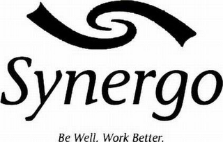 SYNERGO BE WELL. WORK BETTER. logo