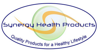 SYNERGY HEALTH PRODUCTS QUALITY PRODUCTS FOR A HEALTHY LIFESTYLE logo