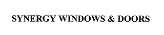 SYNERGY WINDOWS & DOORS logo