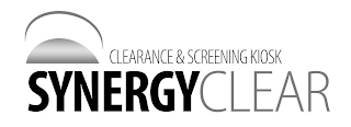 SYNERGYCLEAR CLEARANCE & SCREENING KIOSK logo