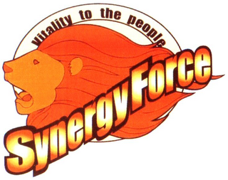 SYNERGYFORCE VITALITY TO THE PEOPLE logo