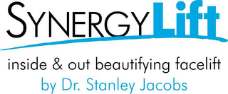 SYNERGYLIFT INSIDE & OUT BEAUTIFYING FACELIFT BY DR. STANLEY JACOBS logo