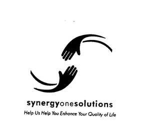 SYNERGYONESOLUTIONS HELP US HELP YOU ENHANCE YOUR QUALITY OF LIFE logo