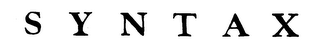 SYNTAX logo