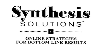 SYNTHESIS SOLUTIONS ONLINE STRATEGIES FOR BOTTOM LINE RESULTS logo