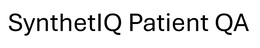 SYNTHETIQ PATIENT QA logo