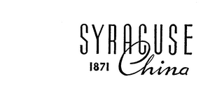 SYRACUSE CHINA 1871 logo