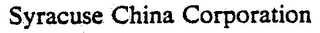 SYRACUSE CHINA CORPORATION logo
