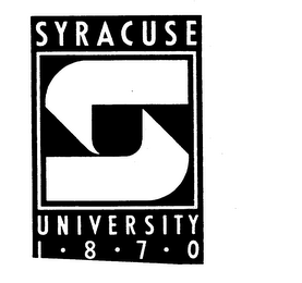 SYRACUSE UNIVERSITY 1-8-7-0 S logo