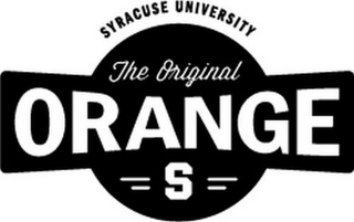 SYRACUSE UNIVERSITY THE ORIGINAL ORANGE S logo