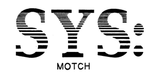SYS: MOTCH logo