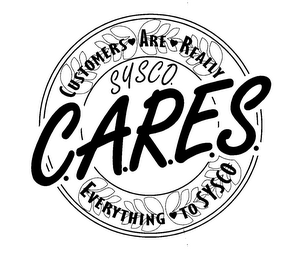 SYSCO C.A.R.E.S. CUSTOMERS ARE REALLY EVERYTHING TO SYSCO logo