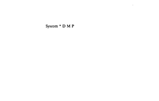 SYSCOM * D M P logo