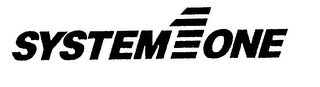 SYSTEM 1 ONE logo